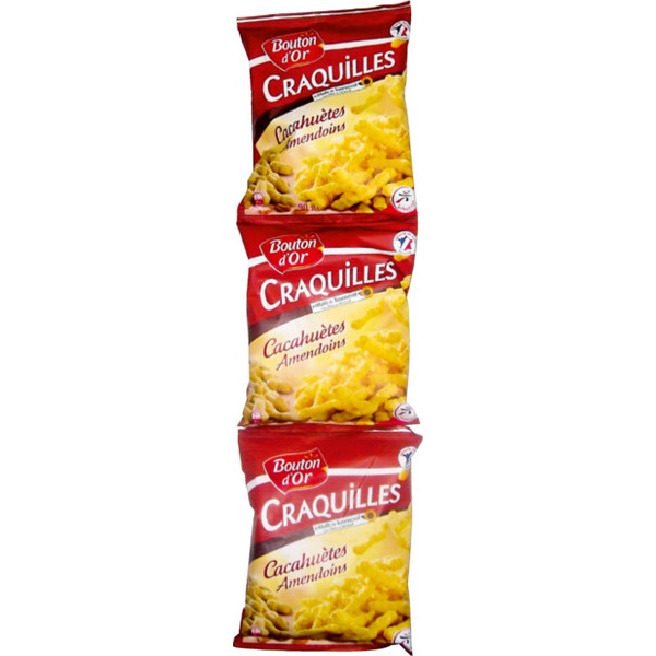 CRAQUILLES CACAHUÈTES
BOUTON D'OR