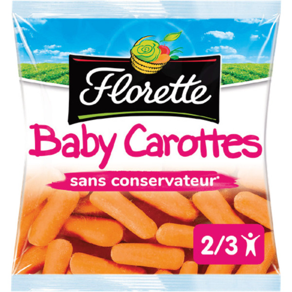 BABY CAROTTES PRÊTES À CROQUER
FLORETTE