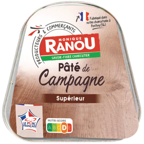 PÂTÉ DE CAMPAGNE SUPÉRIEUR
MONIQUE RANOU