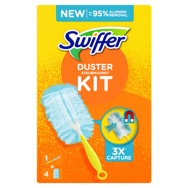 KIT DUSTER LE MANCHE + 4 RECHARGES
SWIFFER