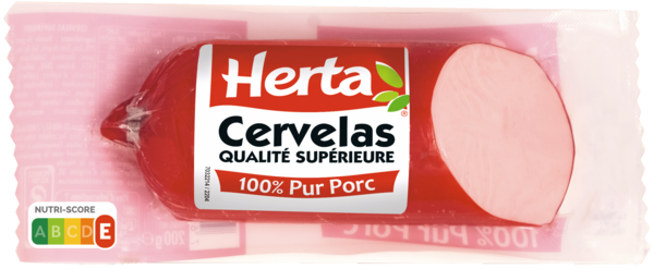 CERVELAS 100% PUR PORC  
HERTA