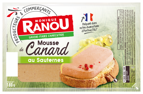 MOUSSE DE CANARD AU SAUTERNES (1)
MONIQUE RANOU