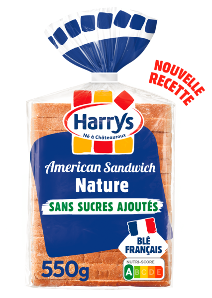 AMERICAN SANDWICH SANS SUCRES AJOUTÉS NATURE
HARRYS