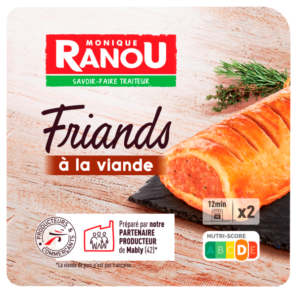 FRIANDS A LA VIANDE X2
MONIQUE RANOU
