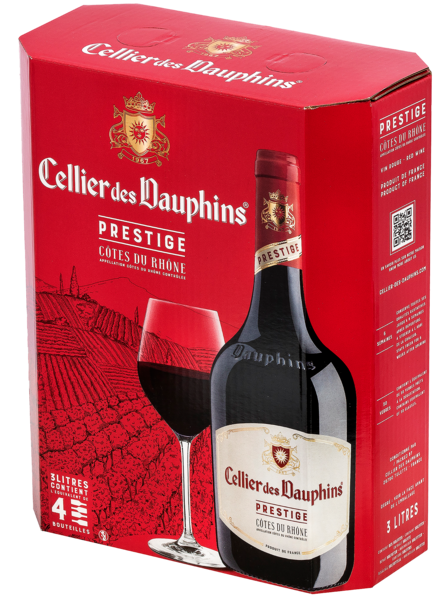 AOP CÔTES DU RHÔNE  ROUGE
CELLIER DES DAUPHINS PRESTIGE