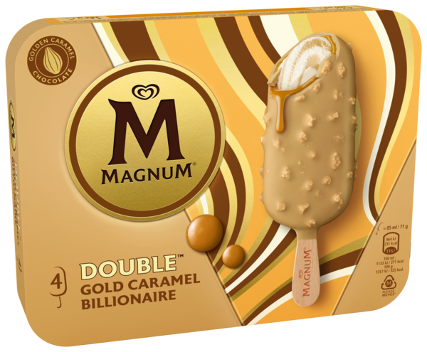 DOUBLE GOLD CARAMEL BILLIONAIRE X4 
MAGNUM