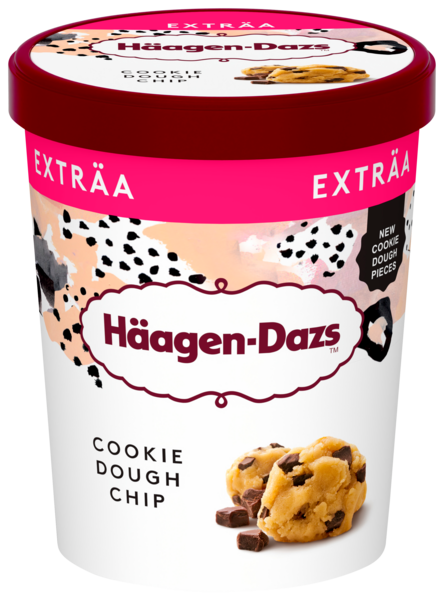 POT DE CRÈME GLACÉE EXTRÄA PLAISIR COOKIE DOUGH
HÄAGEN DAZS