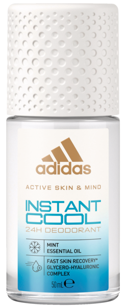 DÉODORANT BILLE ACTIVE SKIN & MIND INSTANT COOL MINT ESSENTIAL OIL
ADIDAS