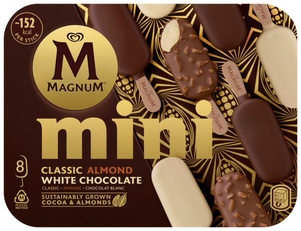 BÂTONNETS AMANDE WHITE CHOCOLATE X8
MAGNUM