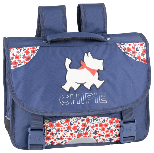 CARTABLE 38CM BLEU/ROUGE LIBERTY 
CHIPIE