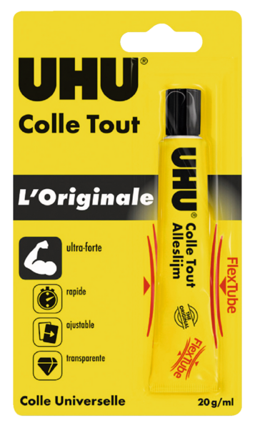 TUBE DE COLLE L'ORIGINAL AVEC SOLVANT 
UHU