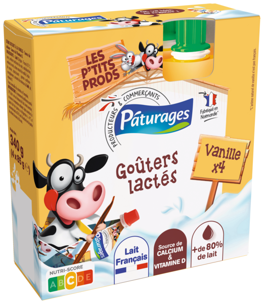 GOURDES GOÛTERS LACTÉS VANILLE
PÂTURAGES