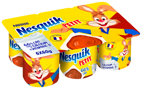 DESSERT LACTÉ PETIT NESQUIK AU CHOCOLAT 
NESTLÉ