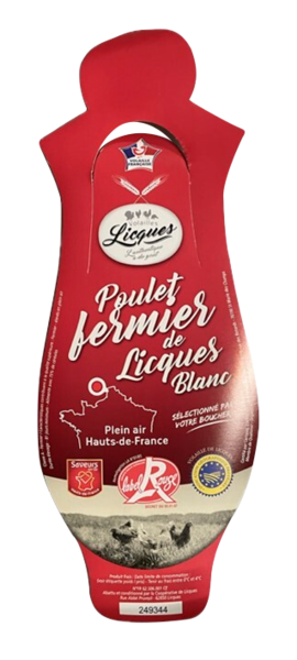 POULET FERMIER LABEL ROUGE IGP  LICQUES VOLAILLE