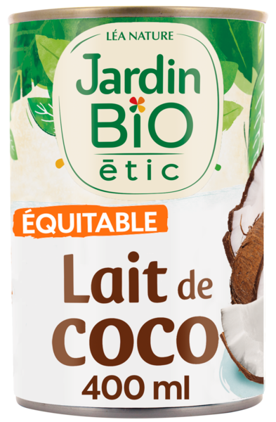 LAIT DE COCO BIO 
JARDIN BIO