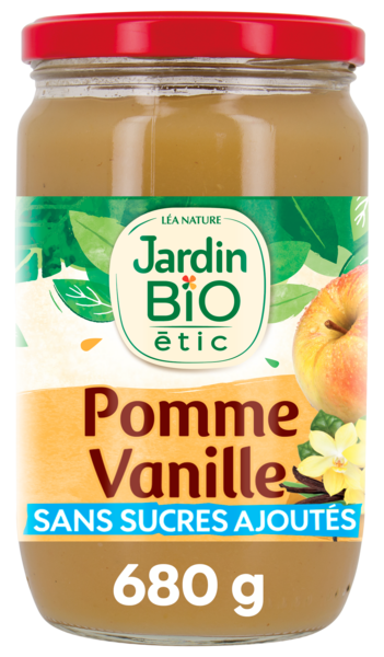 DESSERT BIOFRUITS® POMME VANILLE BOURBON
JARDIN BIO