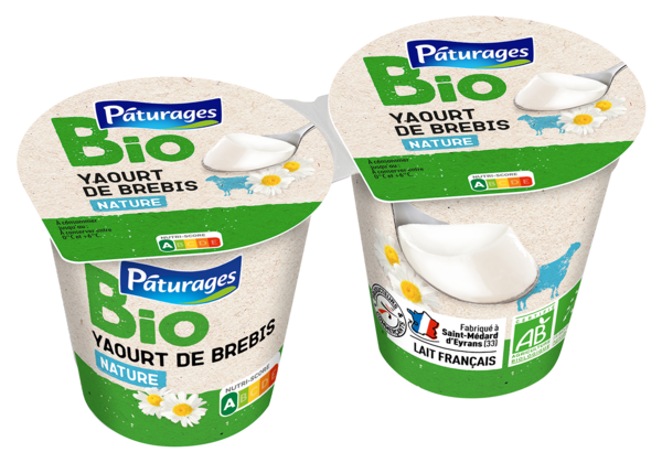 YAOURT DE BREBIS BIO  NATURE
PÂTURAGES