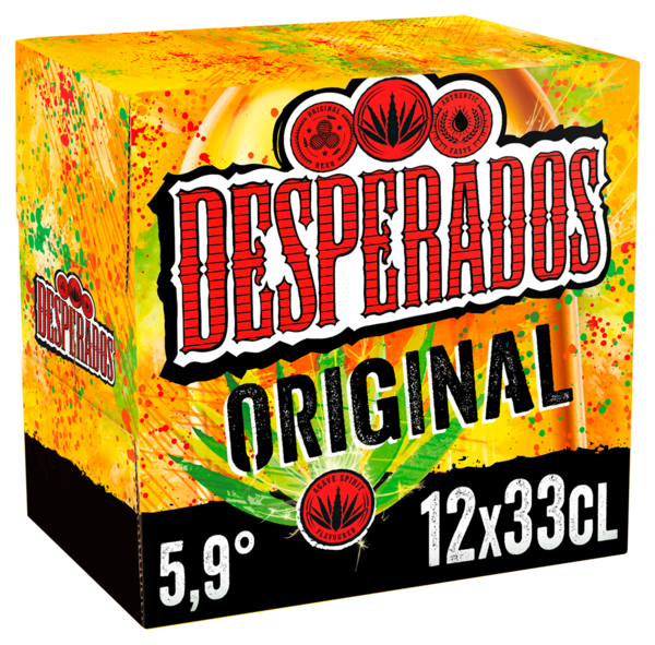 BIÈRE AROMATISÉE À UN SPIRITUEUX À BASE D'AGAVE ORIGINAL
DESPERADOS