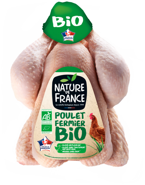 POULET FERMIER BIO
NATURE DE FRANCE