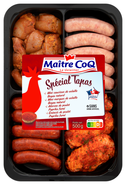 PLATEAU SPÉCIAL TAPAS
MAÎTRE COQ