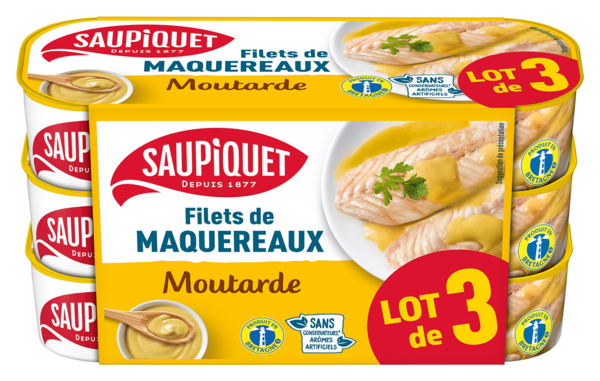 FILETS DE MAQUEREAUX À LA MOUTARDE
SAUPIQUET