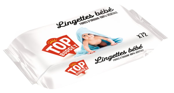 LINGETTES BÉBÉ X72 
TOP BUDGET