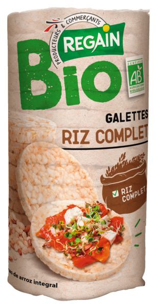 GALETTES RIZ COMPLET
REGAIN BIO