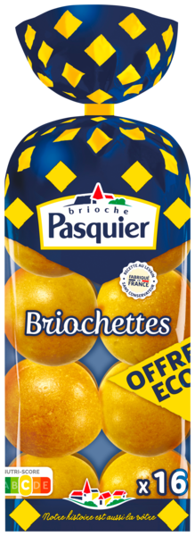 BRIOCHETTES NATURE
BRIOCHE PASQUIER