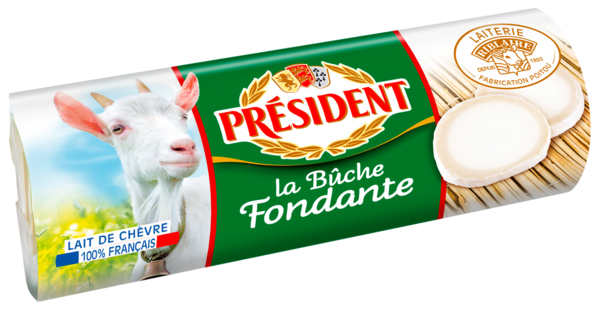 BÛCHE DE CHÈVRE FONDANTE 
PRÉSIDENT