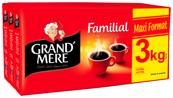 CAFÉ MOULU FAMILIAL 
GRAND'MÈRE