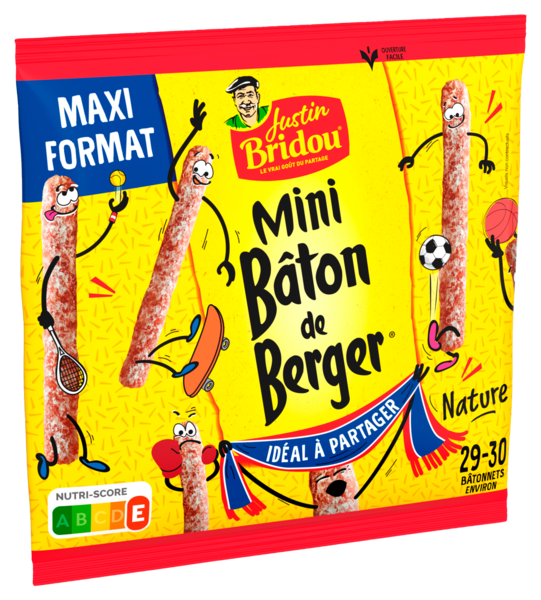 MAXI FORMAT 
MINI BÂTON DE BERGER NATURE
JUSTIN BRIDOU 