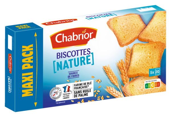 BISCOTTES NATURE MAXI PACK
CHABRIOR