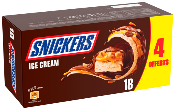 SNICKERS BARRE GLACÉE 