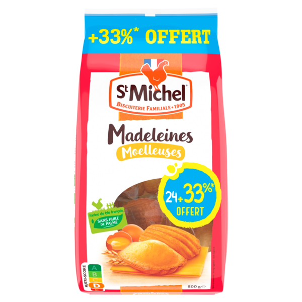 MADELEINES MOELLEUSES NATURE
ST MICHEL