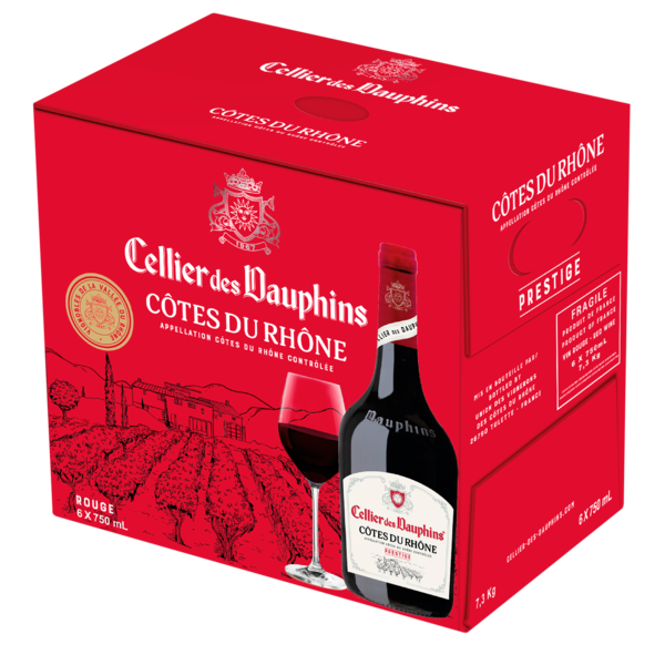 AOP CÔTES DU RHÔNE ROUGE
CELLIER DES DAUPHINS PRESTIGE