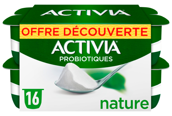 YAOURT AUX PROBIOTIQUES NATURE EN OFFRE DÉCOUVERTE
ACTIVIA