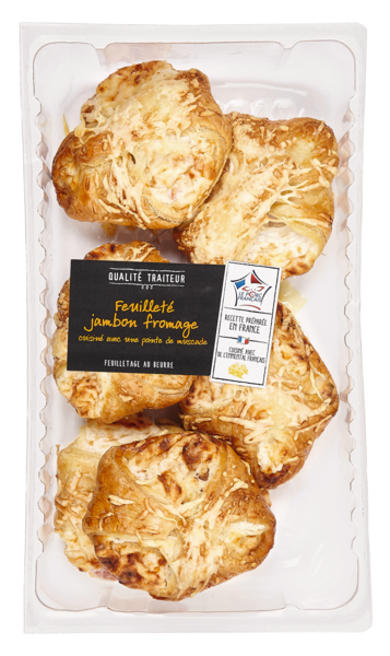 6 FEUILLETÉS JAMBON FROMAGE 