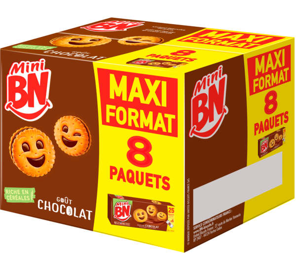 MINI GOUTERS FOURRÉS CHOCOLAT
BN