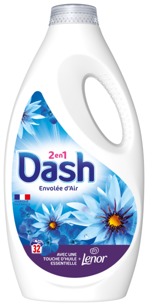 LESSIVE LIQUIDE ENVOLÉE D'AIR 32 LAVAGES
DASH