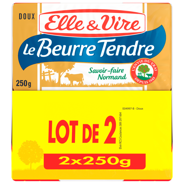 BEURRE TENDRE DOUX 
ELLE & VIRE