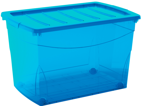 OMNIBOX XL 60L BLEU + ROUES 
KIS