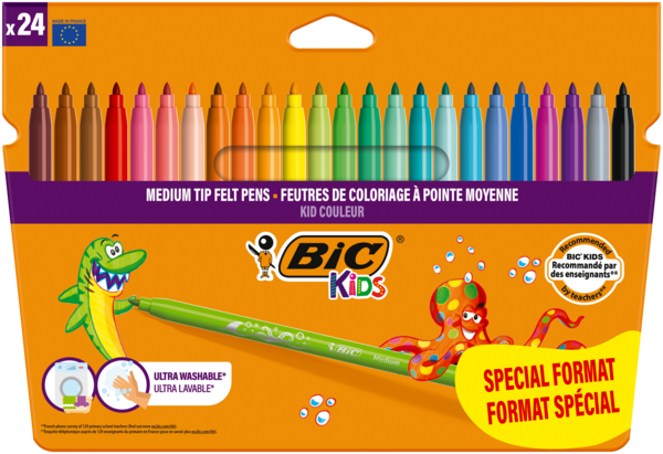 24 FEUTRES DE COLORIAGE
BIC KIDS