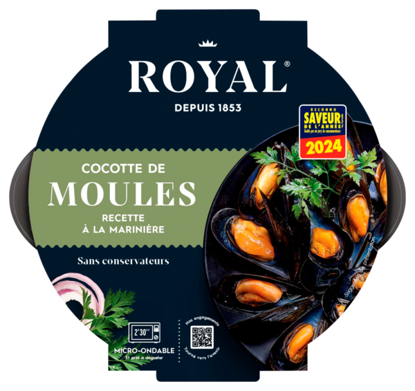 COCOTTE DE MOULES CUISINÉES À LA MARINIÈRE
ROYAL