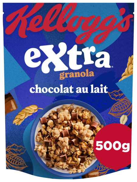 CÉRÉALES EXTRA CHOCOLAT AU LAIT
KELLOGG'S