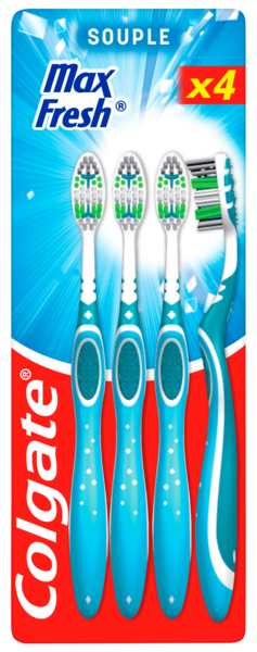 BROSSE À DENTS MAX FRESH SOUPLE X4
COLGATE