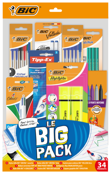 KIT SCOLAIRE RENTRÉE DES CLASSES 
BIC