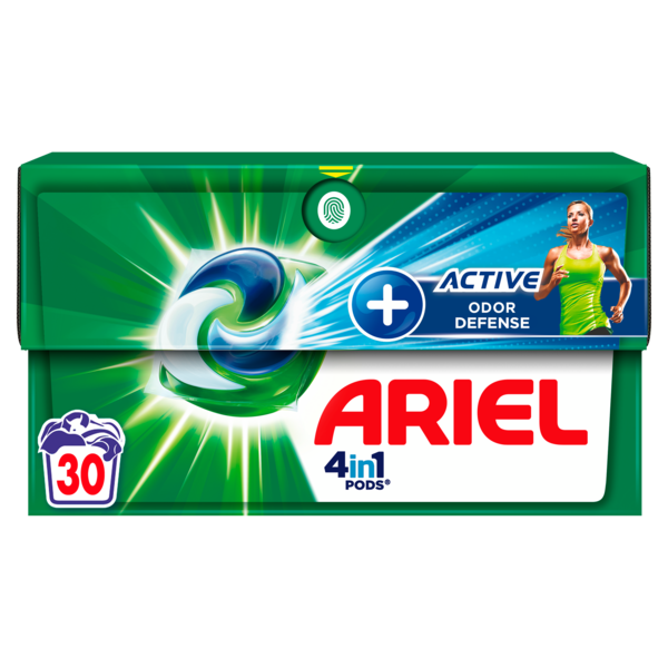 LESSIVE PODS + 4 EN 1 ACTIVE ODOR DEFENSE X30
ARIEL