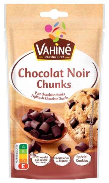 PÉPITES CHUNKS DE CHOCOLAT NOIR
VAHINÉ