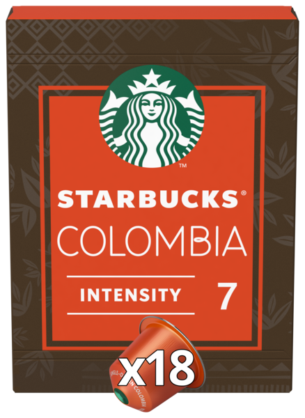 CAPSULES DE CAFÉ X18 COLOMBIA
STARBUCKS