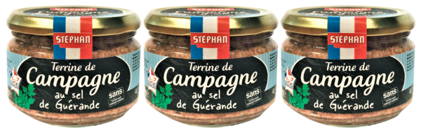 TERRINES DE CAMPAGNE AU SEL DE GUÉRANDE
STEPHAN